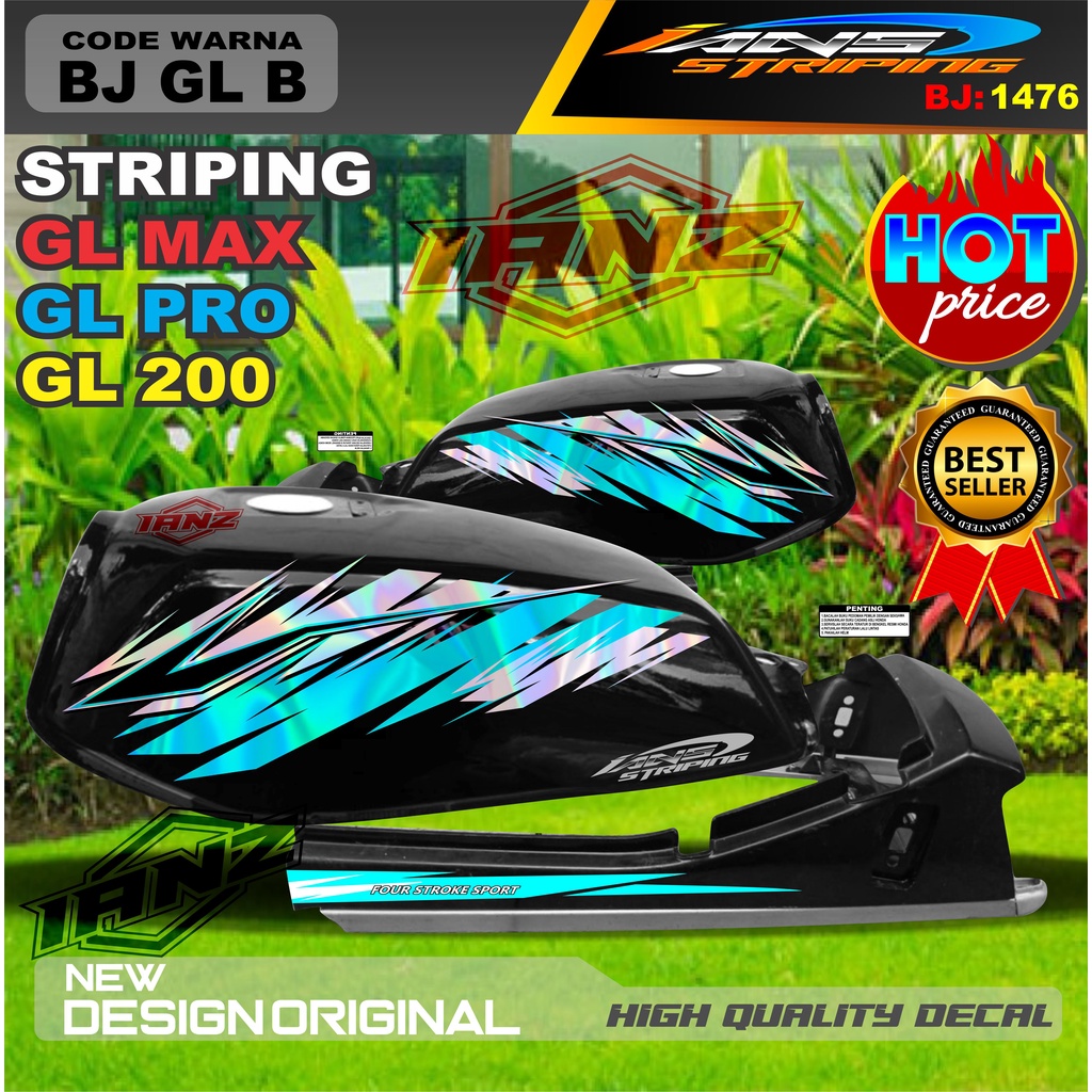 STRIPING STIKER GL PRO VARIASI HOLOGRAM / STRIPING GL PRO MAX VARIASI HOLOGRAM / STRIPING GL