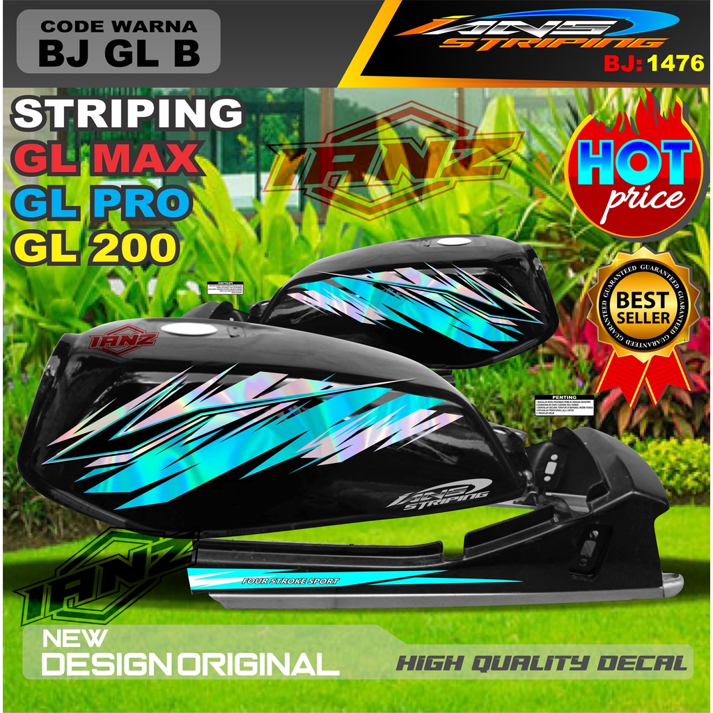 CUSTOM STRIPING GL PRO MAX VARIASI HOLOGRAM / STRIPING GL 2000 TERMURAH / STRIPING GL