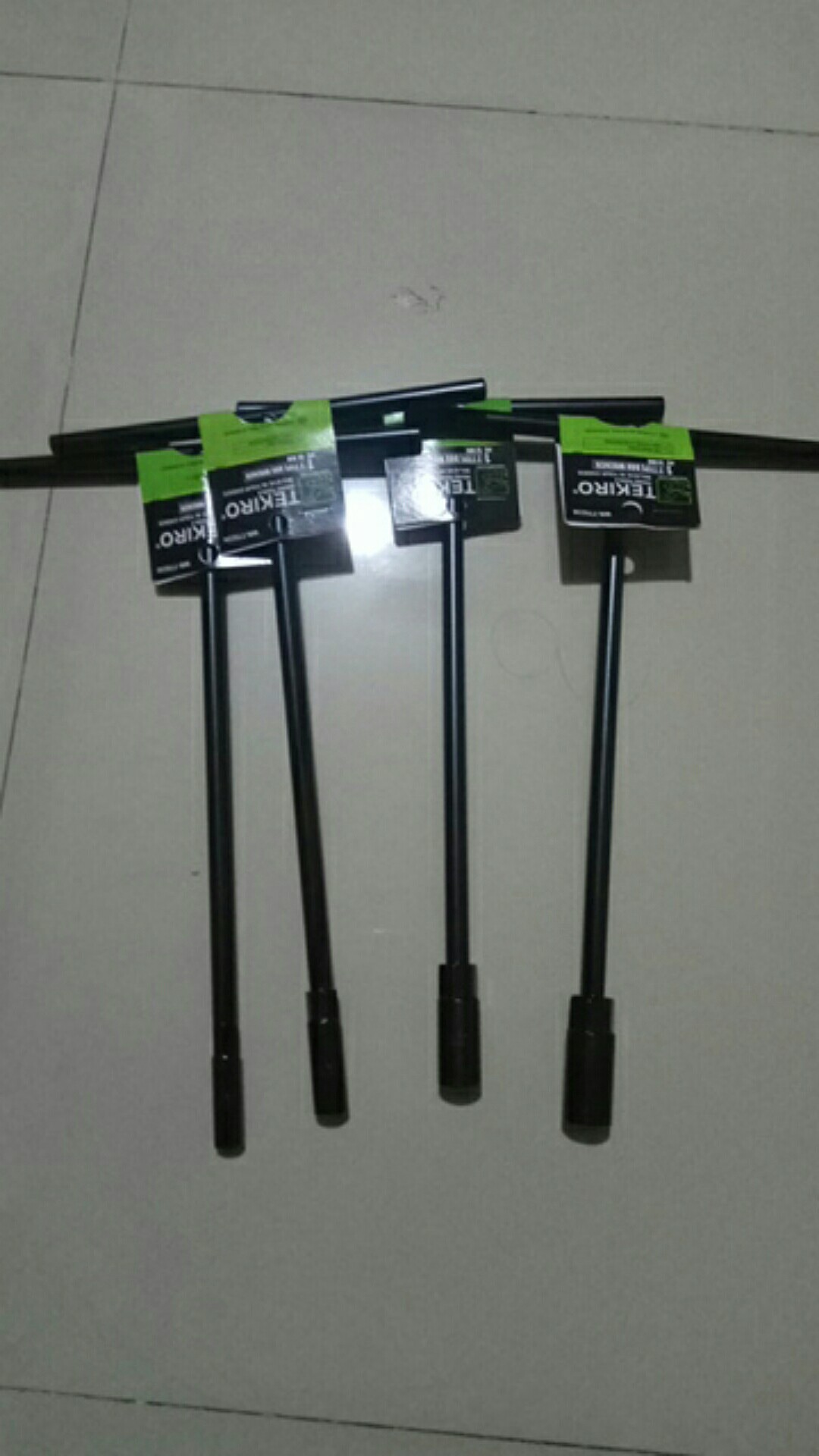 Tekiro Paket 4pc Kunci Sock T Ukuran 8-10-12-14mm / Kunci T Tekiro