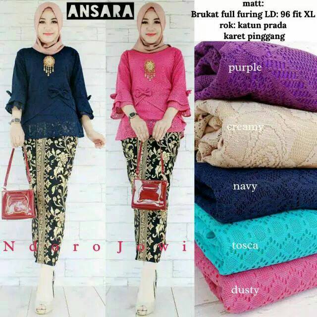 Setelan Wanita Batik ASTANA lilit Gamis Sarimbitan