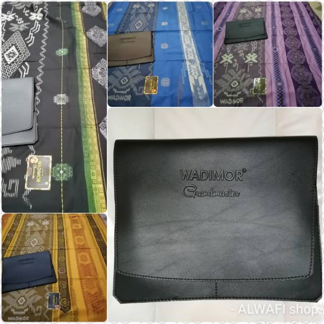 Sarung Wadimor Primer GRANDMASTER Ori Jacquard Songket Kemasan Dompet