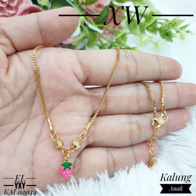 Kalung Koye Anak Yaxiya Stroberi K02044