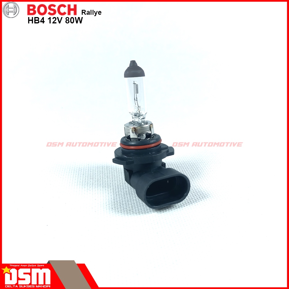 BOSCH Rallye Lampu Mobil HB4 9006 12V - 80W / Foglamp Lampu Kabut Bosch Original