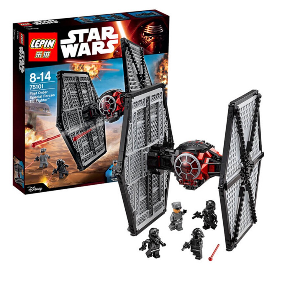 Star Wars First Order Tie Fighter Black 75101 Lepin 05005