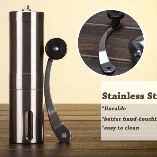 Penggiling Biji Kopi Coffee Grinder Manual Alat Penghancur Stainless