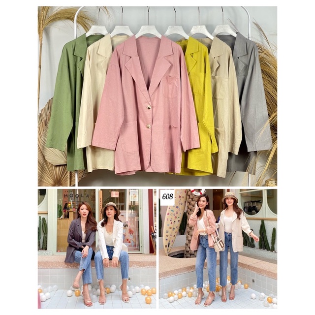 blazer import Grosir Pgmta Kode 608 serian isi 6 pcs