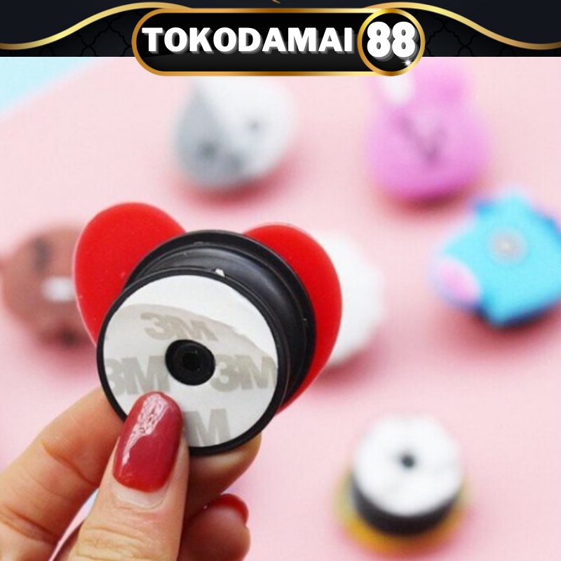 POP SOCKET 3D KARAKTER BTS /AIR BAG  CELL PHONE BRACKET