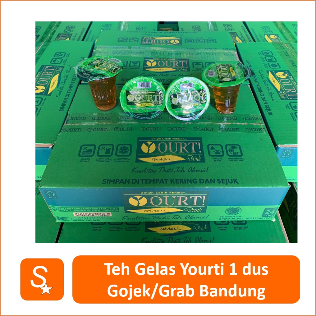 Jual Teh Gelas 1 Dus Merk Yourti 24 Pcs Bandung Sisri Rio Bandulan Zegar Ale Shopee Indonesia 6357