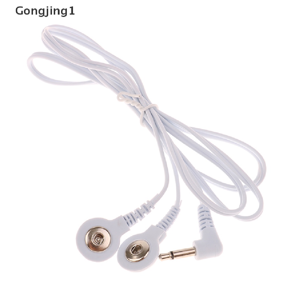 Gongjing1 Kabel Elektroda 2 Arah Dengan Jack Dc 3.5Mm