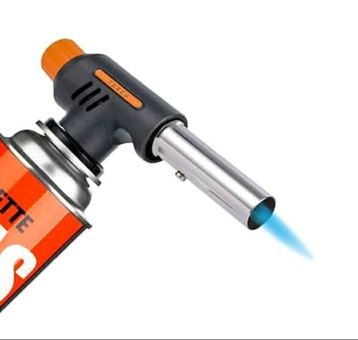 Gas Torch Portable Kepala Korek Instant Las Tembak Butane Flame Gun Orange