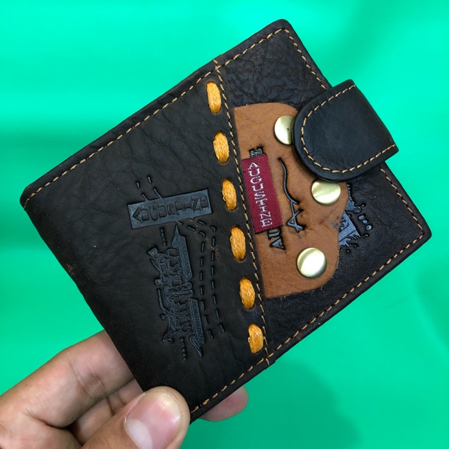 DOMPET LIPAT KULIT ASLI UNTUK PRIA AUGUSTINE KC KOMBINASI