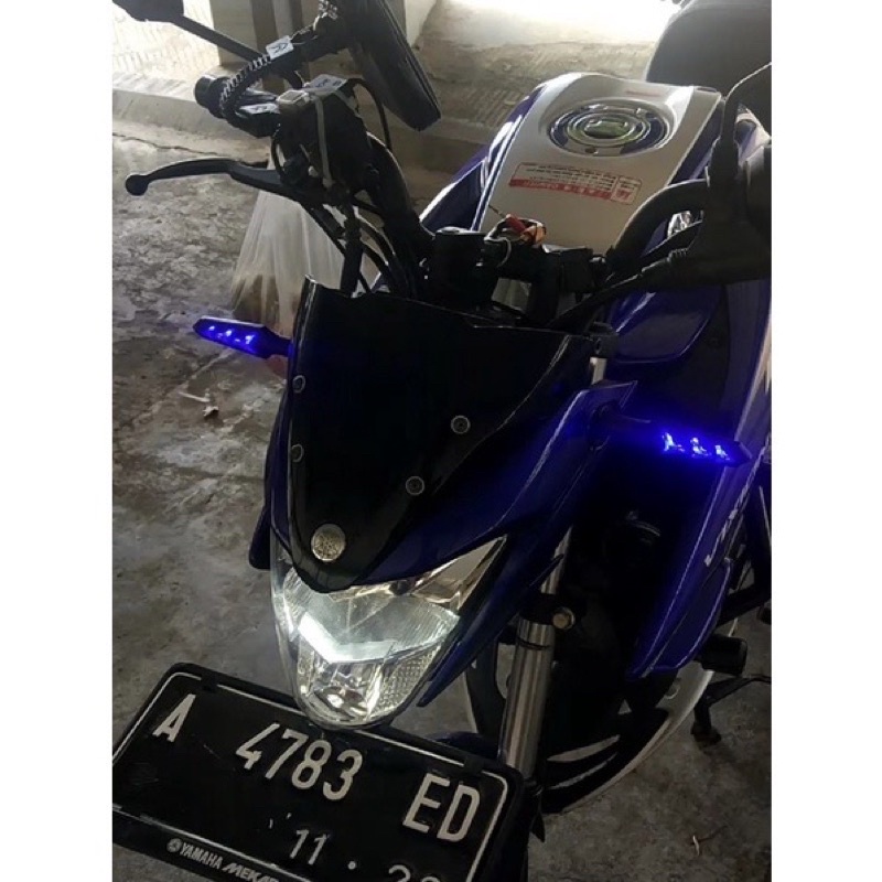 sen motor variasi running 2 warna led byson rxking vixion dtracker crf wr klx dll harga sepasang