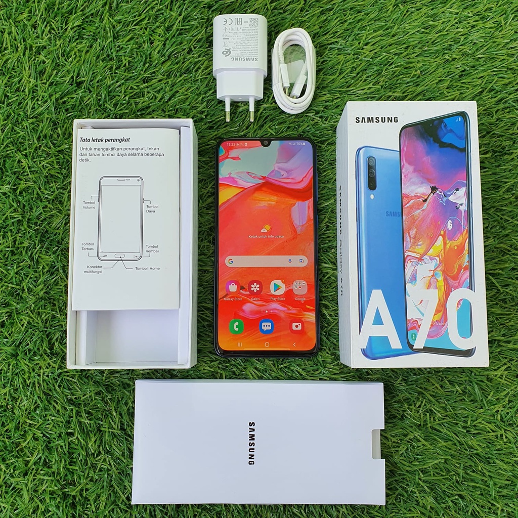 SAMSUNG A70 SECOND 6/128 & 8/128 GB HP SECOND HANDPHONE SECOND HP SEKEN HP BEKAS HP MURAH