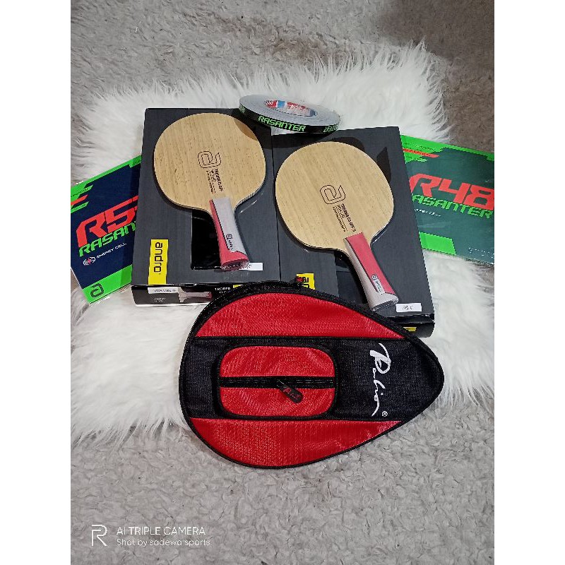 BET PING PONG TENIS MEJA ANDRO TREIBER CO/CI PLUS RUBBEE ANDRO RASANTEE R53 & R48 ORIG FULL BONUS