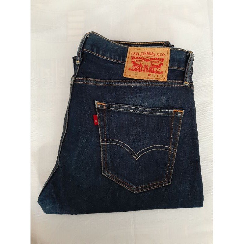 Celana Levis/ Levi's 511 Slim Fit Blue Jeans Original