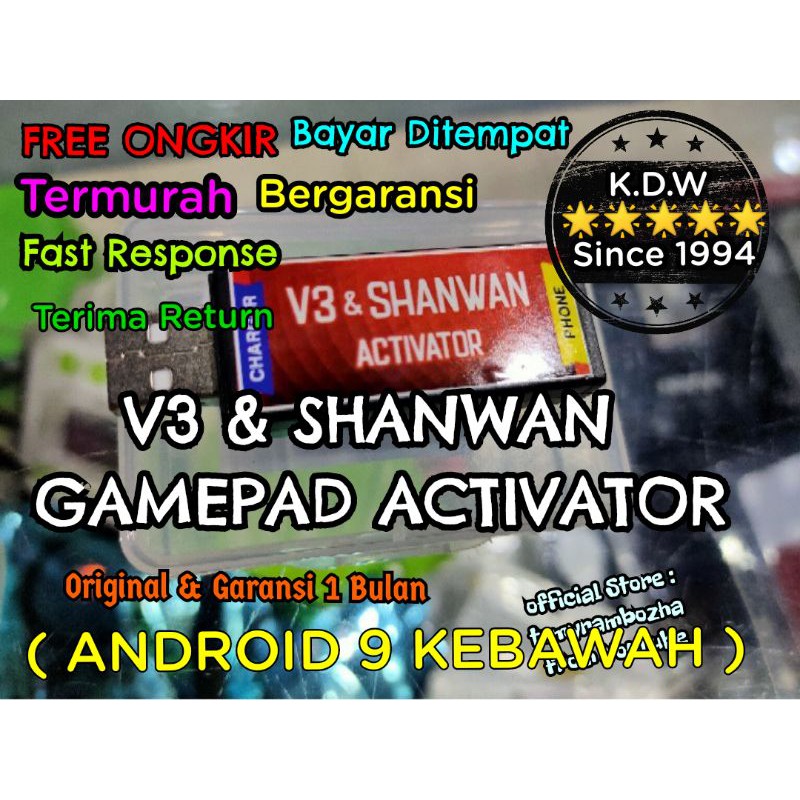 V3 Shooting Plus & Shanwan Gamepad Activator [ ANDROID 9 KEBAWAH ]