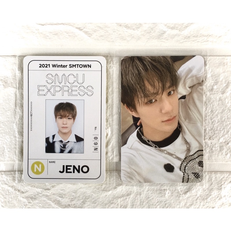 pc jeno luggage dreaming earthquake passcard jeno smcu pc jeno universe official photocard nct