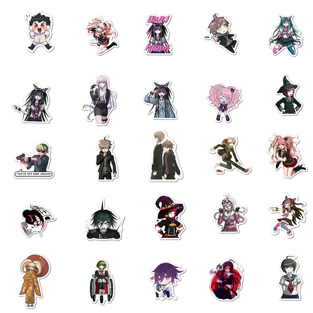 DR001 – Sticker / Stiker / Alat Tulis Anime Manga Cosplay Jepang Danganronpa