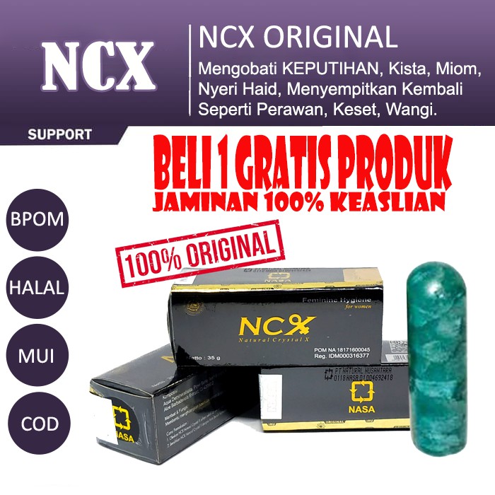 NCX Crystal X ORI Cristal X ASLI Kristal X NASA Perawatan Masalah Kewanitaan Terlaris Dan Terbaik