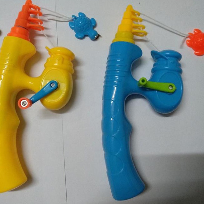 Mary 6pcs Mainan Pancing Tiang Pancing Bahan Stretchable Untuk Edukasi Balita Mengajar