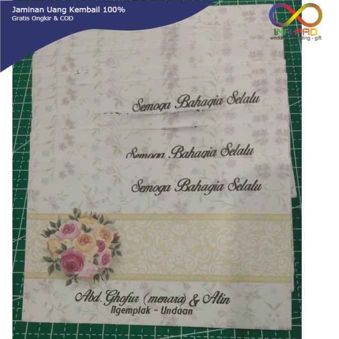 

Amplop kondangan / sumbangan custom nama murah