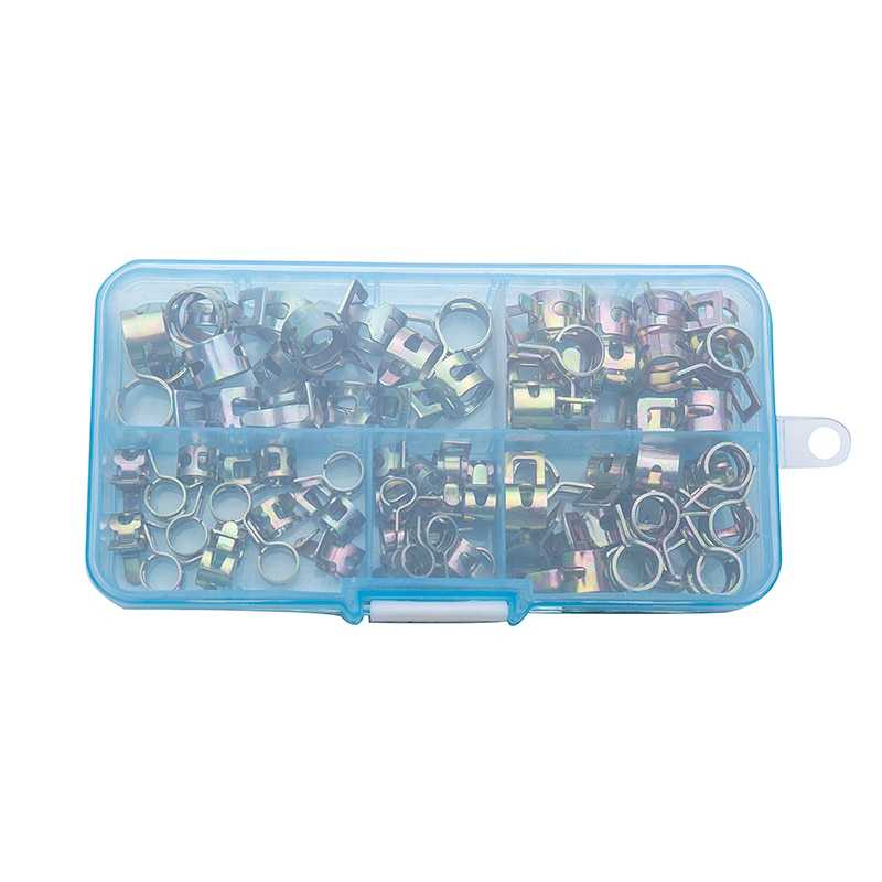 Alloet Penjepit Selang Ledeng Pipe Clamp Fastener 6-10mm 75PCS HW105