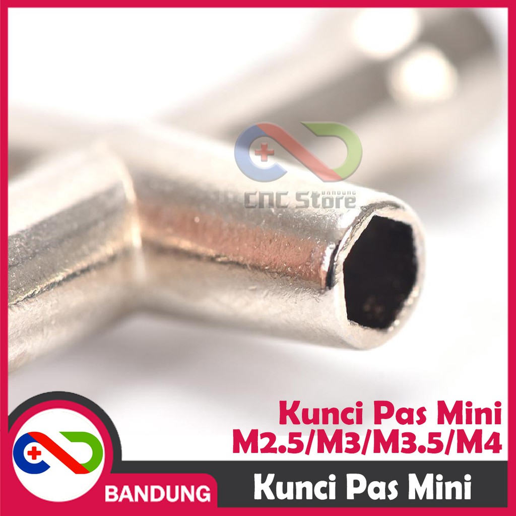 KUNCI PAS BAUD HEXAGONAL NUT MUR 2MM 2.5MM 3MM 4MM M2 M2.5 M3 M4 JP2 JP2.5 JP3 JP4