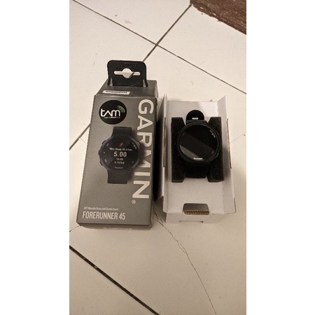 Jam Tangan Olahraga | Garmin | Forerunner 45 - Black bekas
