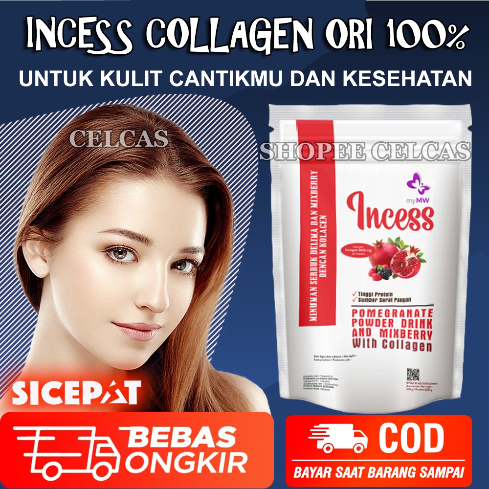 Incess Collagen Incess Colagen Minuman Collagen Suplemen Kecantikan Original