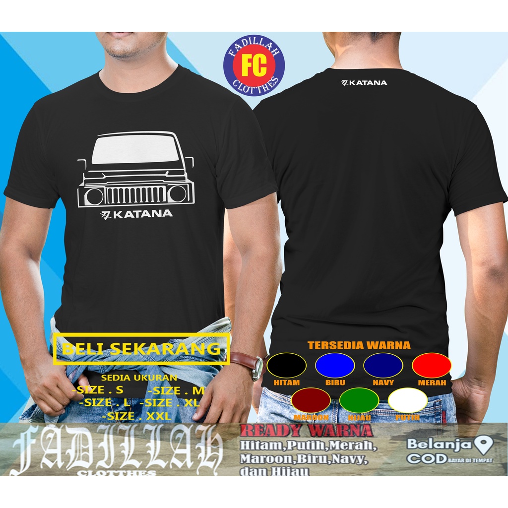 Kaos Mobil Suzuki Jimny Katana Baju Otomotif
