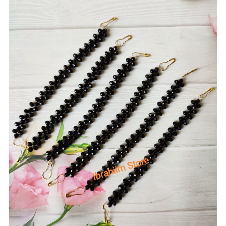 (ECER) STRAP MASKER HIJAB MURAH / STRAP TALI MUTIARA STRAP TALI MASKER MUTIARA / KONEKTOR MUTIARA MURAH