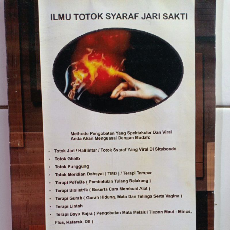 

buku totok saraf jari petir / ilmu totok saraf jari petir