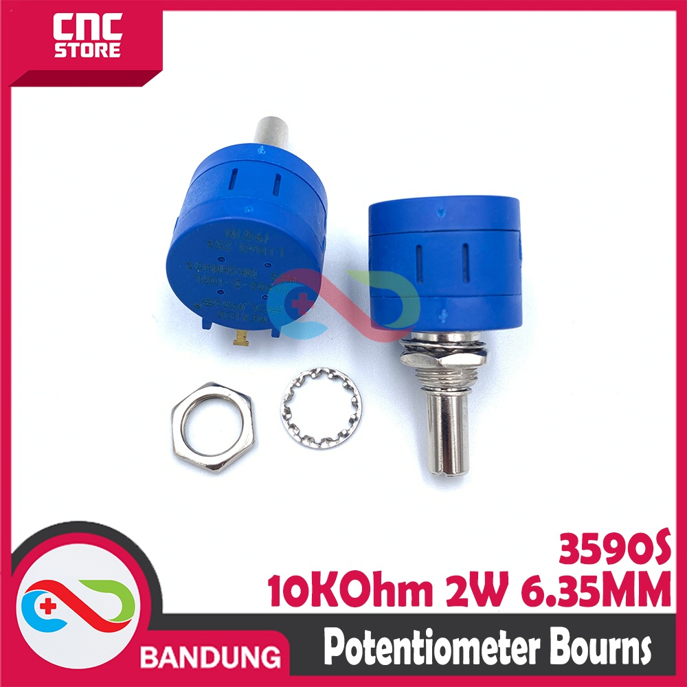 POTENTIOMETER BOURNS MULTI TURN 3590S 10K 2W POTENSIO POTENTIO