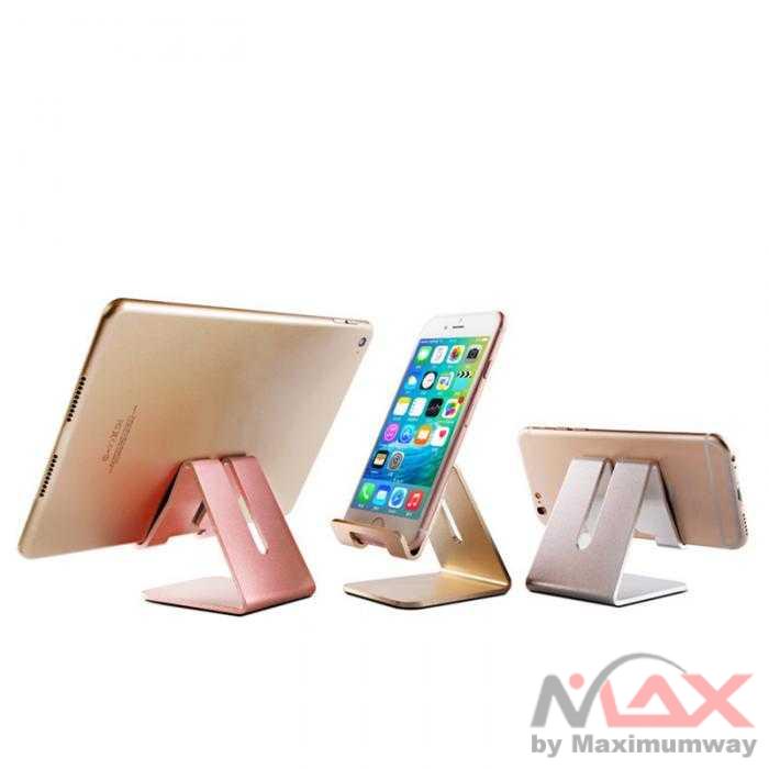 Holder Stand HP meja TaffSTUDIO Aluminium Mobile Mate Smartphone Tablet Stand Holder Aluminium - S2 2021 Phone Holder Stand Mobile Smartphone Support Tablet Stand For IPhone Desk Cell Phone Holder Stand Portable Mobile Holder