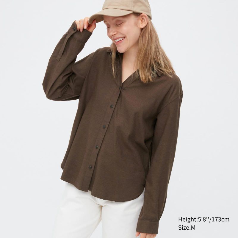 Gu by unq* linen longsleeved blouse