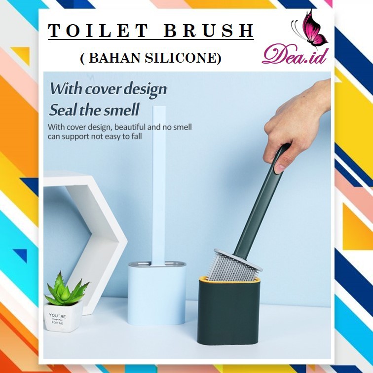 [DEASTORE] TOILET BRUSH SILICONE FLEXIBLE / SIKAT TOILET / SIKAT WC BAHAN SILIKON FLEKSIBEL