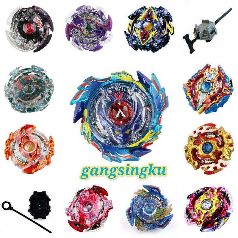  Beyblade  Gangsing  Gasing Burst dan Launcher Tanpa 