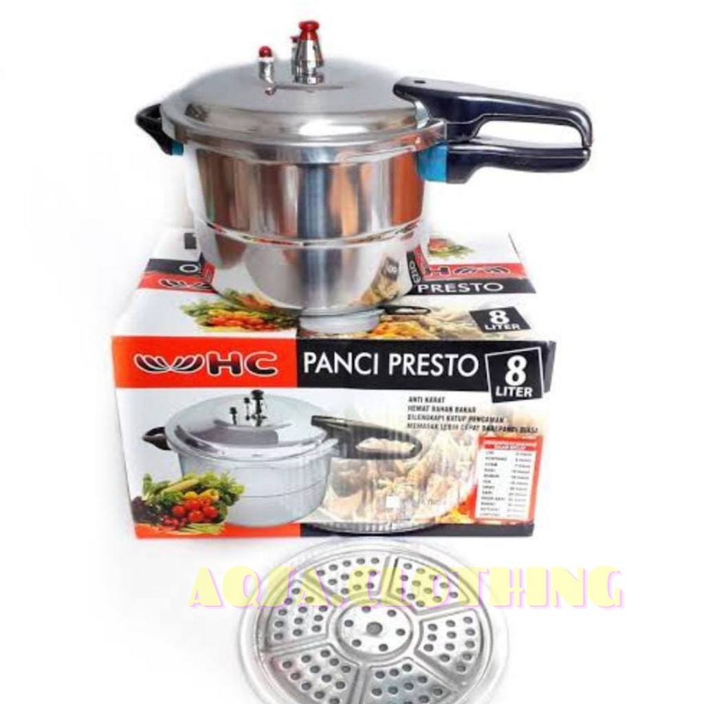 PANCI PRESTO 8 LITER - PRESSURE COOKER 8 LITER - HC - MOEGEN - Happy Call