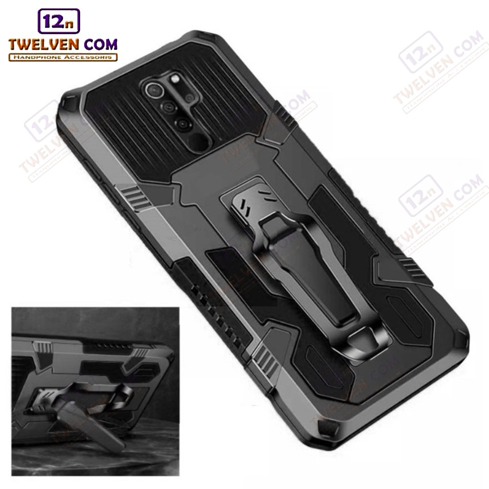 Case Shockproof Xiaomi Redmi Note 8 Pro Armor Hardcase Stand Clip