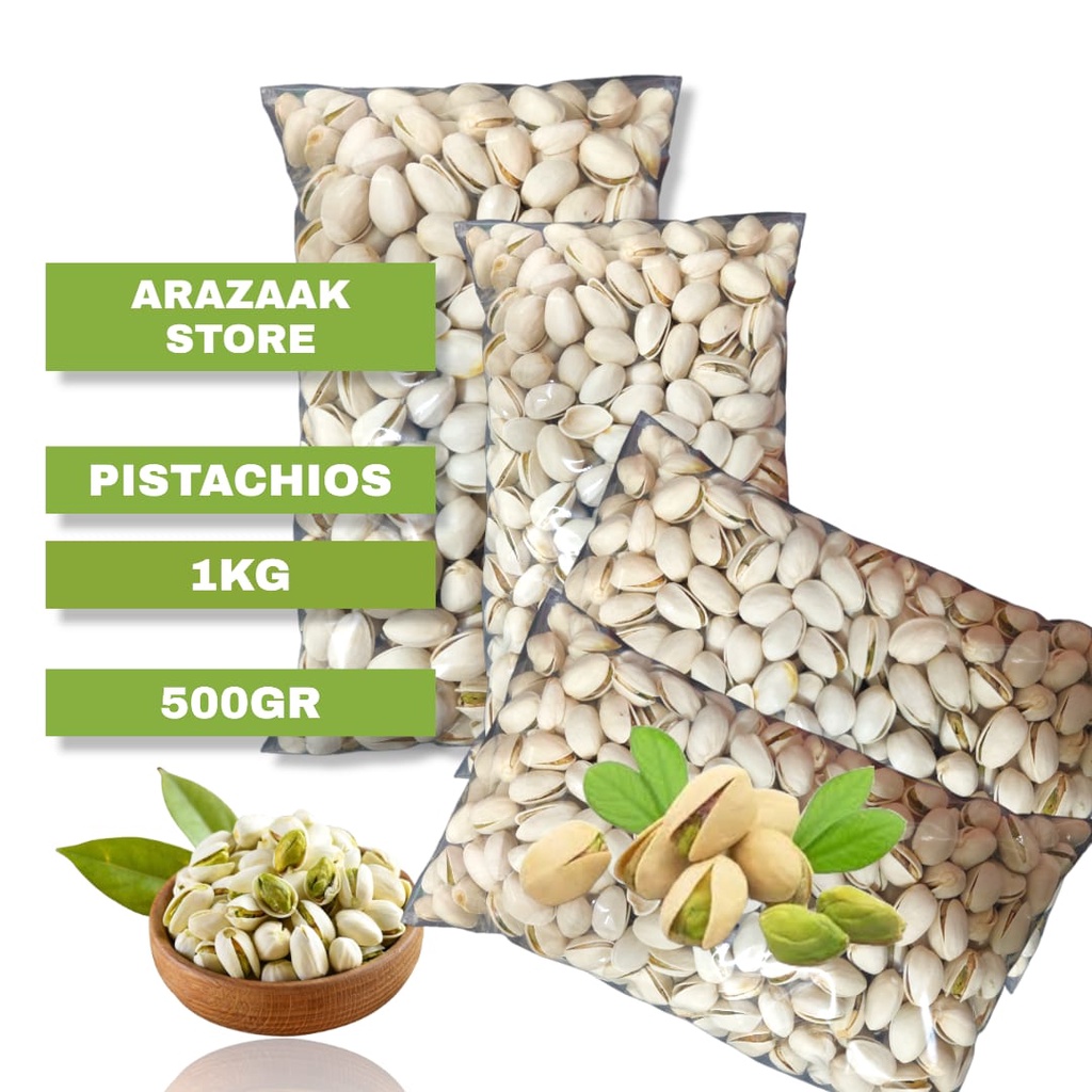

Kacang pistacios/fustuk 500g