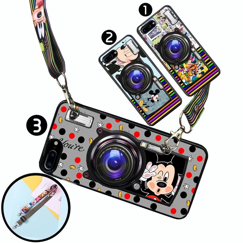 CASE CODE HFF 3 CAMERA CARACTER + GANTUNGAN TYPE HP IPHONE