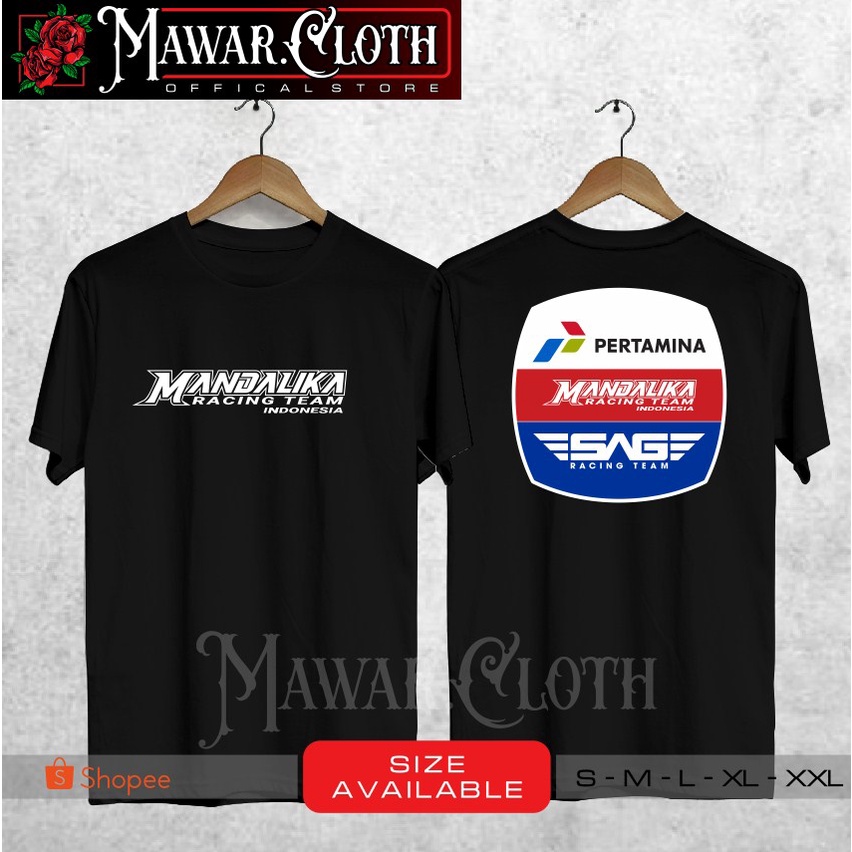 Kaos / Baju MOTOGP MANDALIKA RACING TEAM INDONESIA PERTAMINA SAG Keren Murah - Mawar.Cloth
