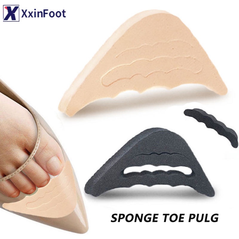 Wanita Hak Tinggi Setengah Kaki Depan Insert Toe Plug Sol Bantal Pain Relief Protector