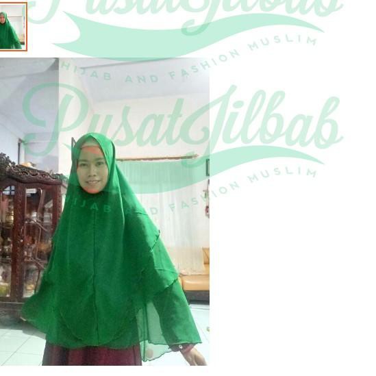 ✼ Jilbab Syari Khimar Ceruti Pinguin 3 Layer / Jilbab Instan Syari / Jumbo / Muslimah Wanita ✥