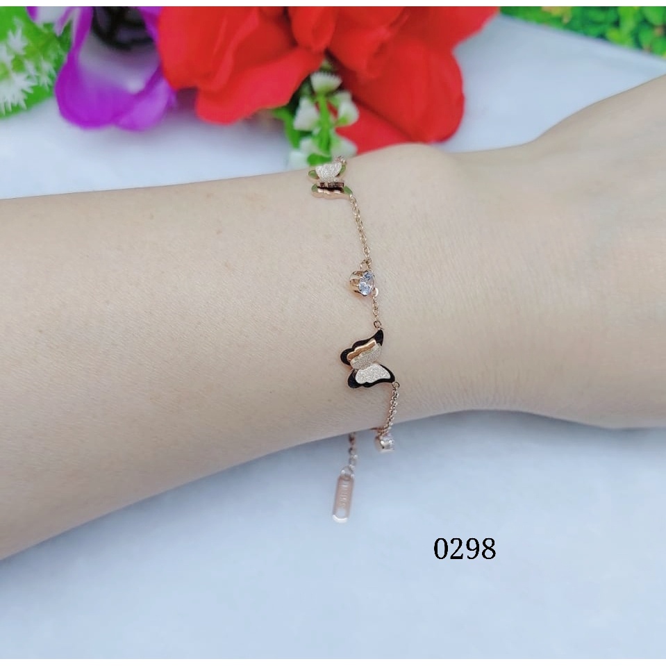 Titanium gelang wanita perhiasan fashion 0296-0297