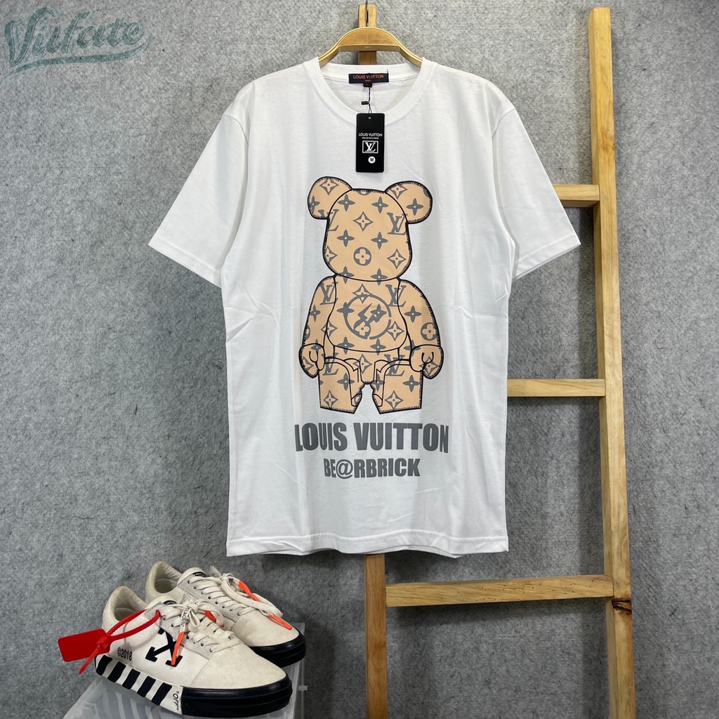 T-Shirt Kaos Louis Vuitton LV White Premium Quality