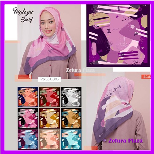 Segiempat Motif MALAYU SCARF BY MEZORA