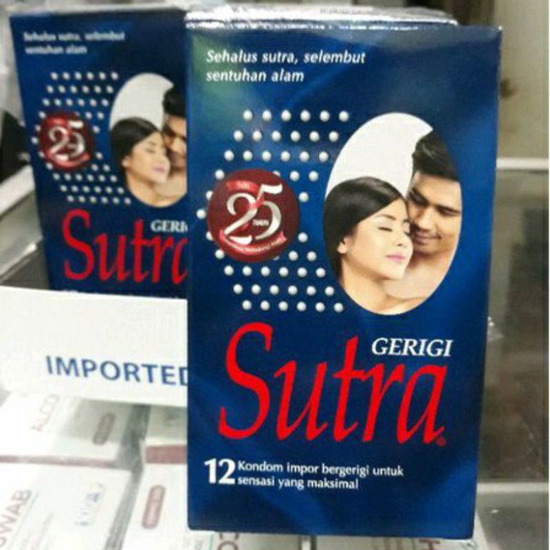 sutra gerigi sutra 12 pcs / kondom sutra / kondom murah