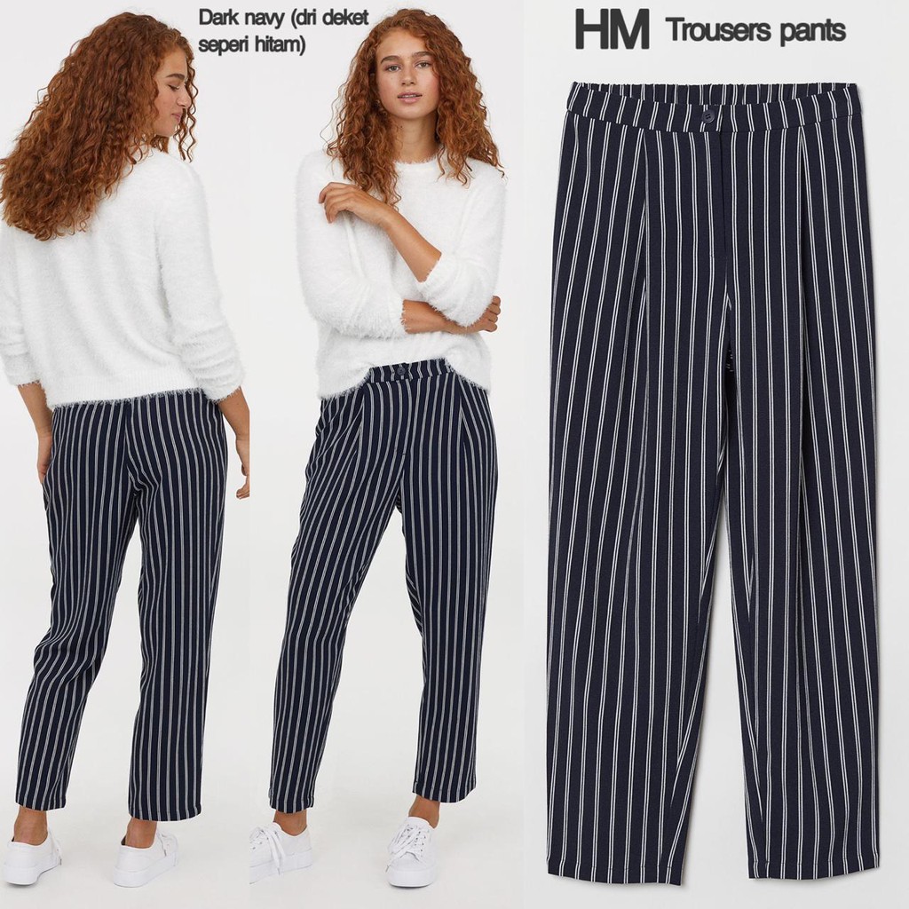 Divided HM Trousers Pants - Celana Panjang Bahan - Celana Bahan Wanita - Celana Wanita - Sisa Export