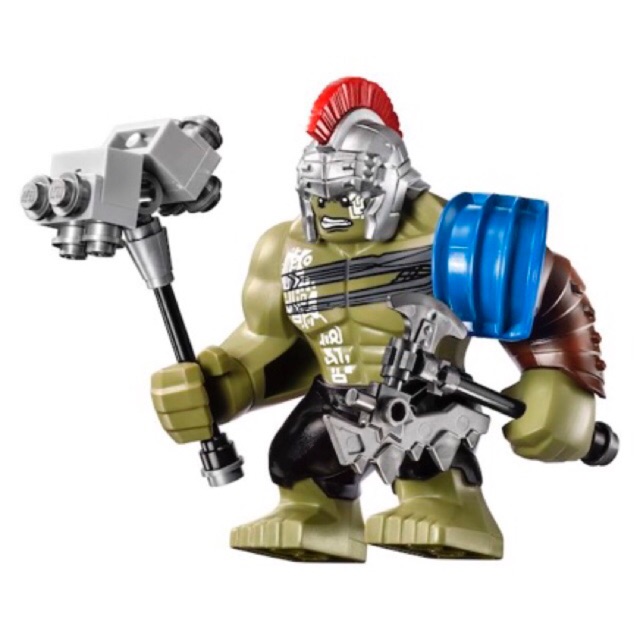 Mainan Lego Big figure Hulk Gladiator Marvel Thor Ragnarok Movie